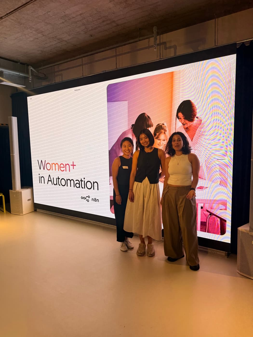 Attendees at Ampli's Women+ in Automation event